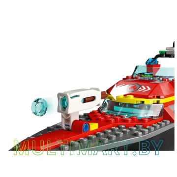 Конструктор LEGO City 60373 Пожарная спасательная лодка картинка 5